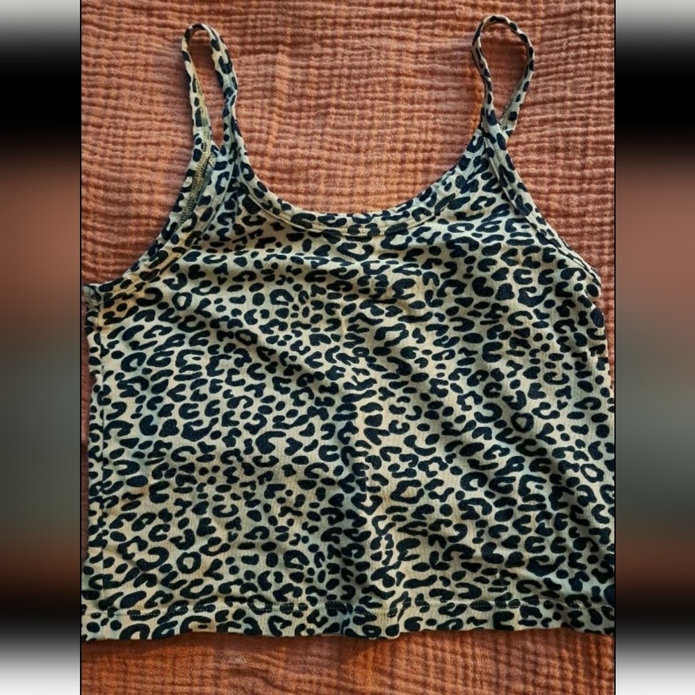 ARQ Crop Tank Leopard Print